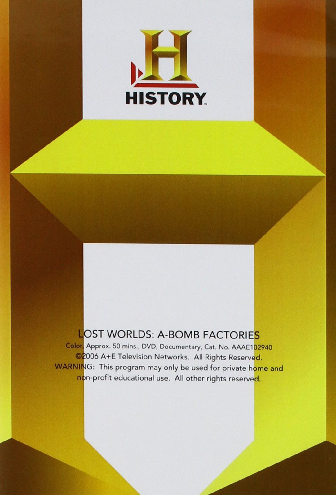 Lost Worlds: A-Bomb Factories [DVD]