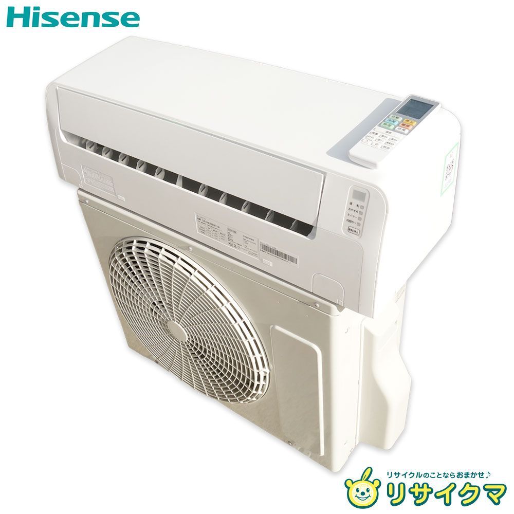 【中古】M▽ハイセンス ルームエアコン 2024年 2.2kw ～8畳 標準モデル コンパクトタイプ OB-HA22BK1 (33346)