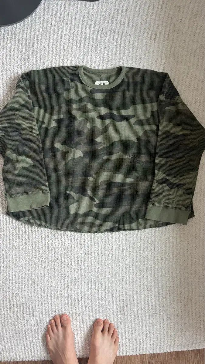 ホームレス カモフラ ワッフル ロングスリーブ