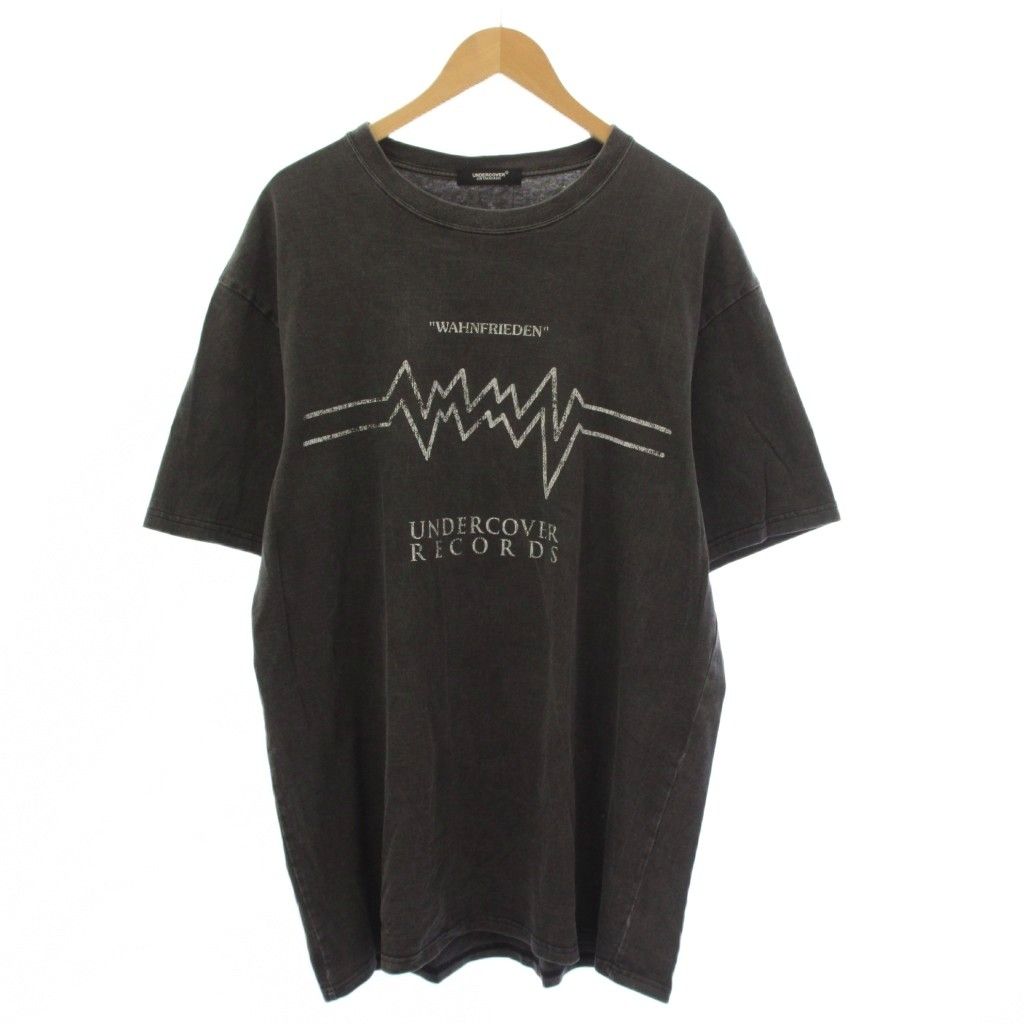 アンダーカバー UNDERCOVER 24SS UC RECORDS WAHNFRIEDEN Tシャツ カットソー 半袖 4 グレー UC1D9810-3 /KH