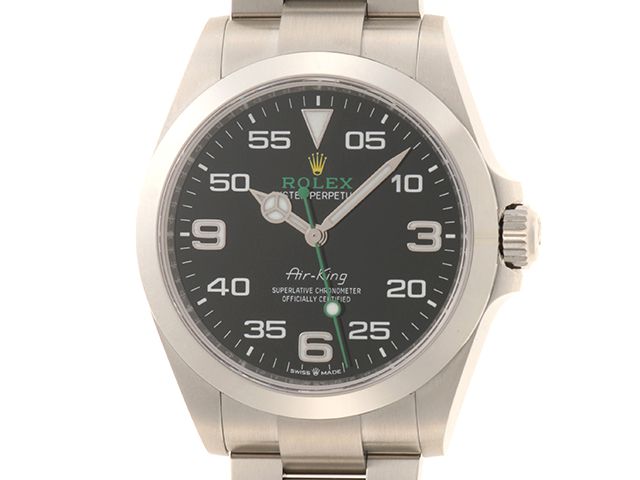 ROLEX ロレックス エアキング 126900 腕時計 ステンレススチール ブラック文字盤 自動巻き 2024年正規品【中古】472 577,500円