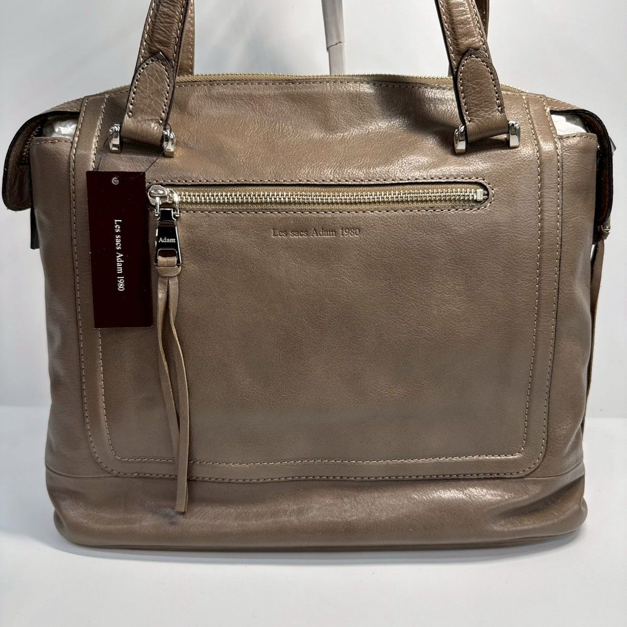 WB284 未使用保管品 Les sacs Adam ルサックアダム 本革 牛革 