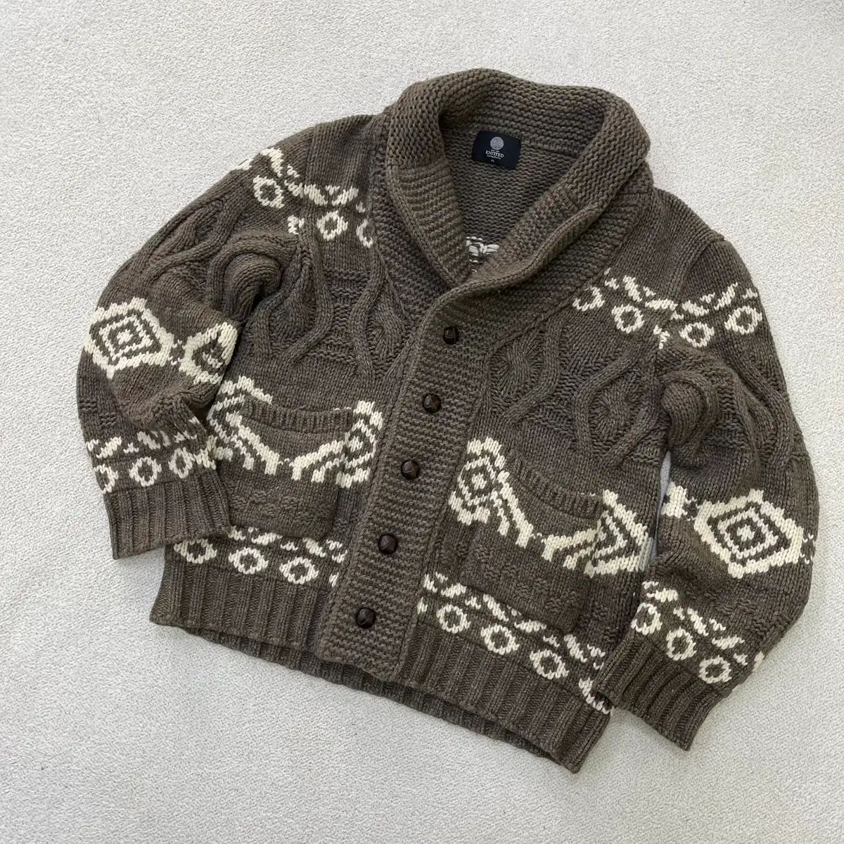 XL KNITTED ノルディック Tシャツ 0608M1