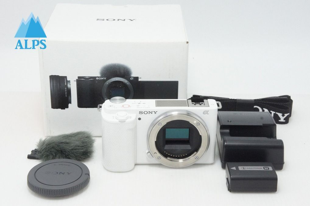 SONY ソニー ZV-E10 ボディ ミラーレス一眼カメラ ホワイト 元箱付 260423z