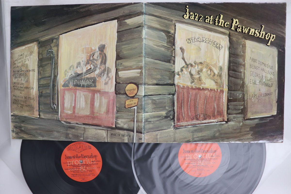 2discs LP Arne Domnerus, Bengt Hallberg, Jazz At The Pawnshop PROP7778 Prophone /00660