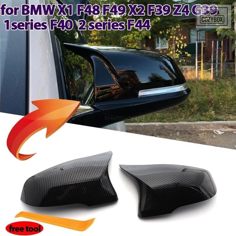 サイドドアバック ミラー サイド ミラー カバーキャップパーツスタイリング BMW X1 F4
