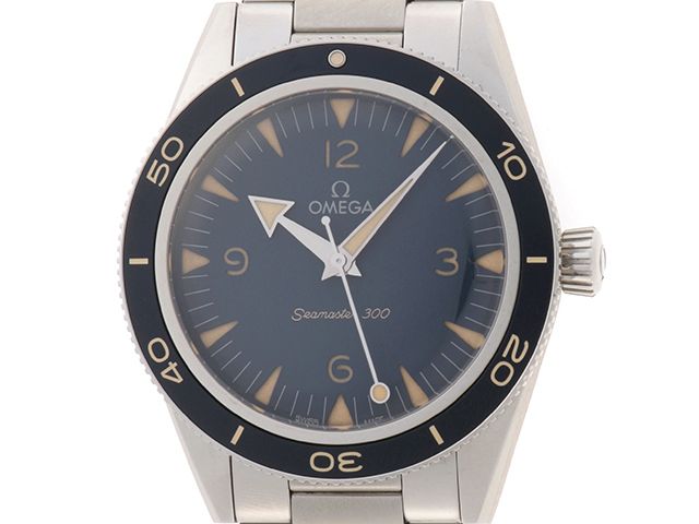 OMEGA オメガ シーマスター 300 234.30.41.21.03.001 腕時計 ステンレススチール ブルー文字盤 自動巻き メンズ【中古】472