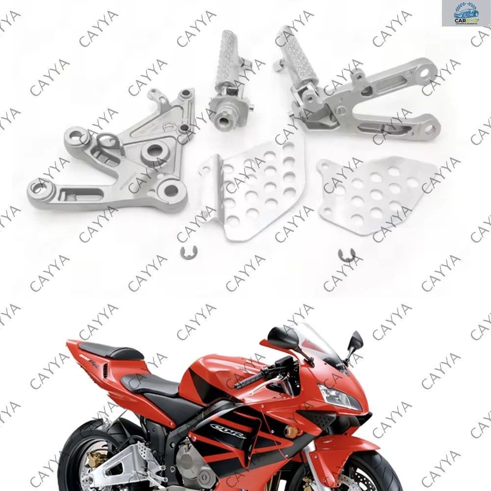 ホンダ 2003～2006年式 オートバイ用折りたたみ部品 フロントフットレスト ペダルブラケットアセンブリキット