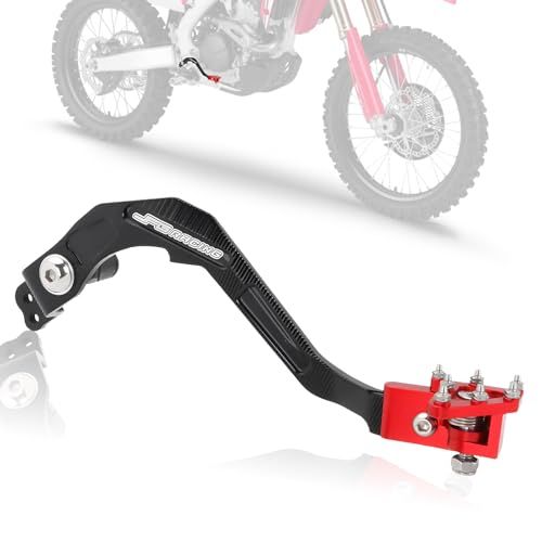 R★JFG バイク ブレーキペダル CRF250L 13-19 CRF250RL 17-19 ブレーキ ペダル レバー 可倒式 調節可能 互換品 カスタム パーツ アルミ レッド