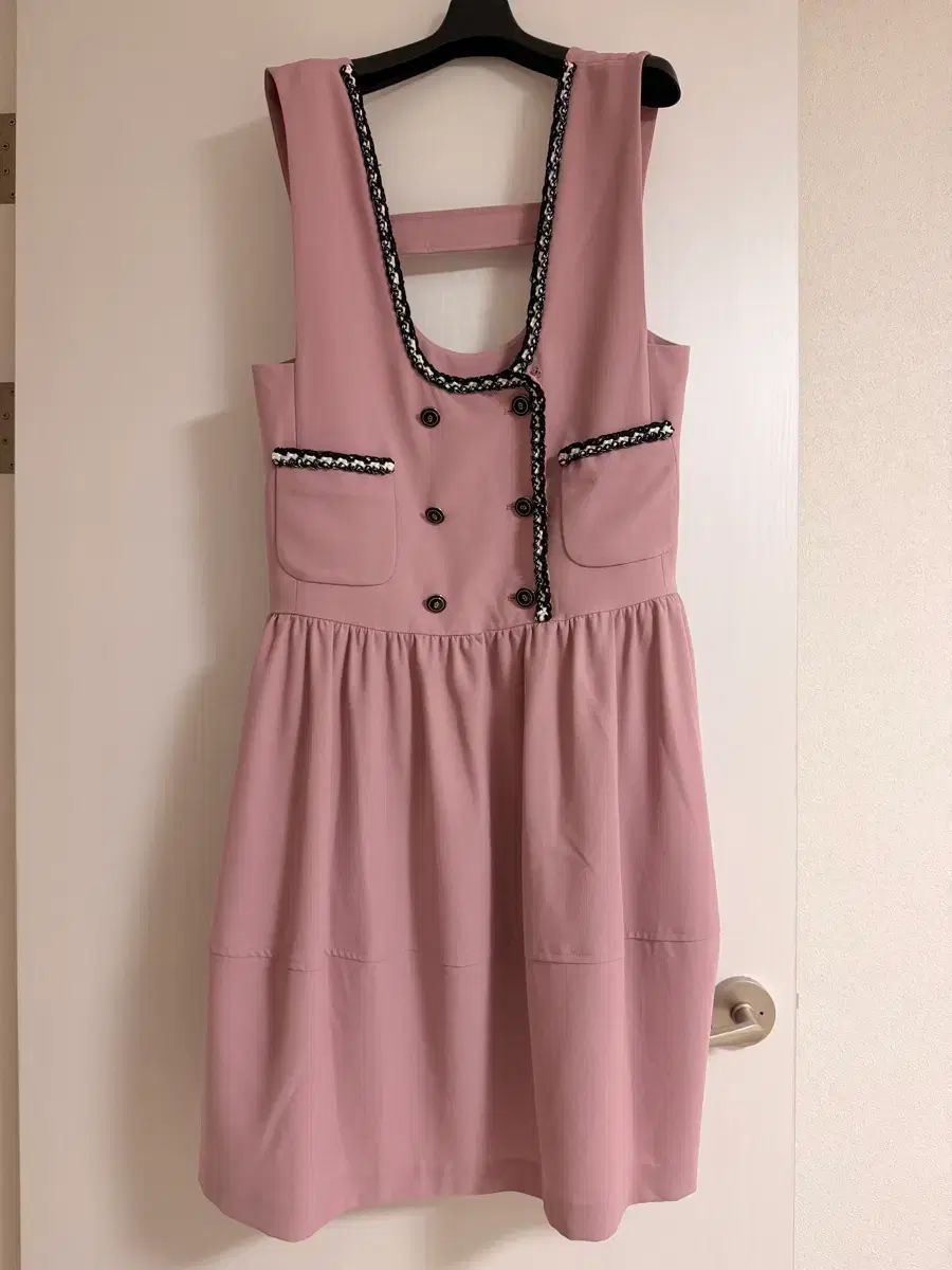 LUCKY CHOUETTE ラッキーシュエトゥ ピンク色 ツイード ONE PIECE 10,571円