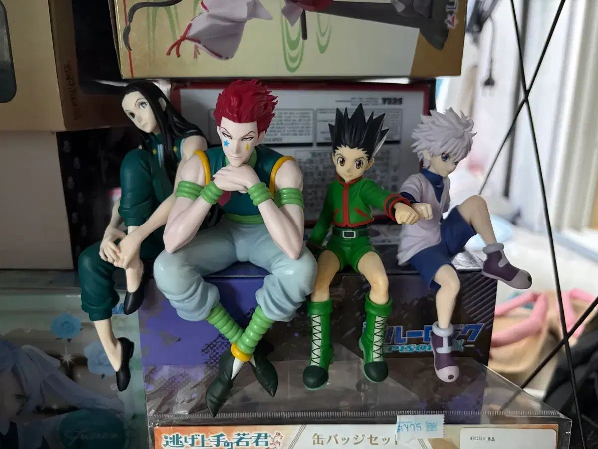 HUNTER×HUNTER ヌードルフィギュア 一貫 ヒソカ＝モロウ イルミ キルア ゴン