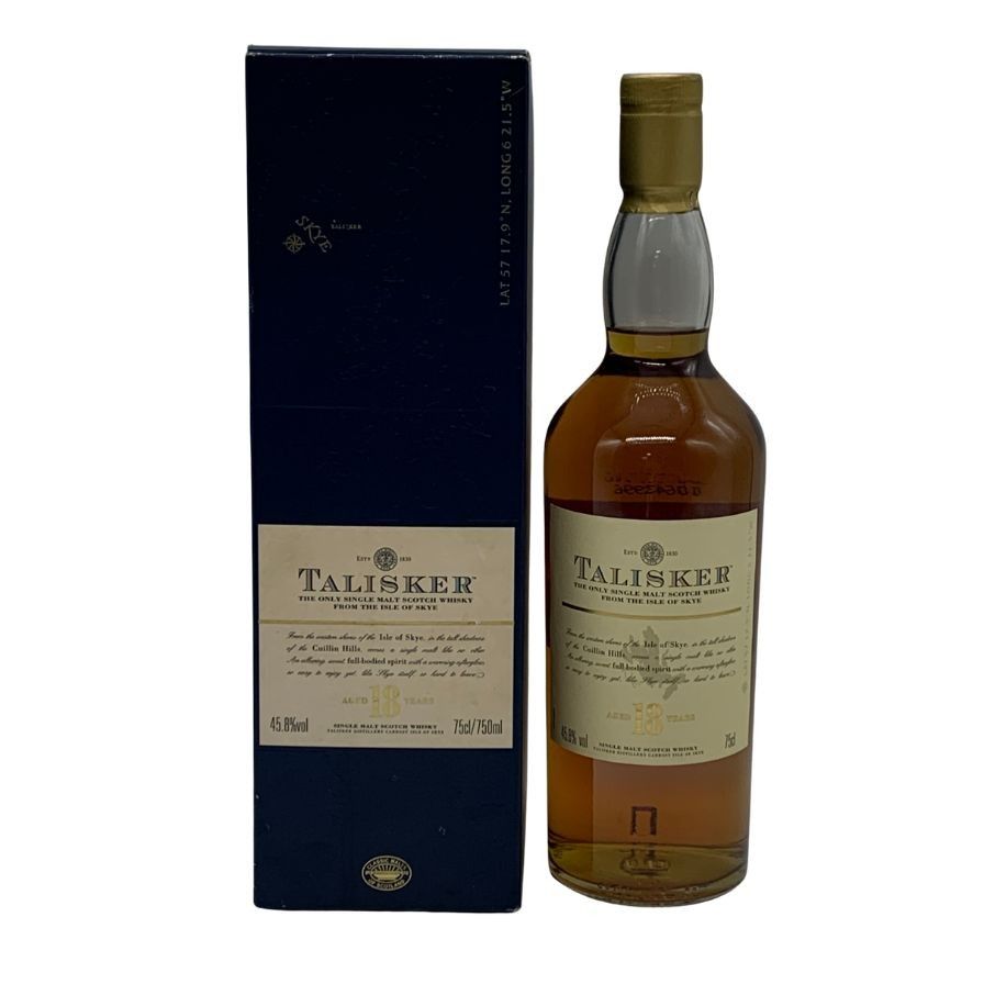 タリスカー 18年 スコッチ ウイスキー 旧ボトル 750ml 45.8% TALISKER スコッチウイスキー【F4】
