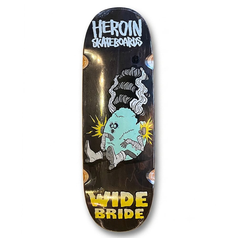 10.4【2026 6月発売】HEROIN ヘロイン WIDE BRIDE DECK デッキ 板 オールドスクール OLD SCHOOL クルーザーにも CRUISER【スケートボード/スケボー/SKATEBOARD】