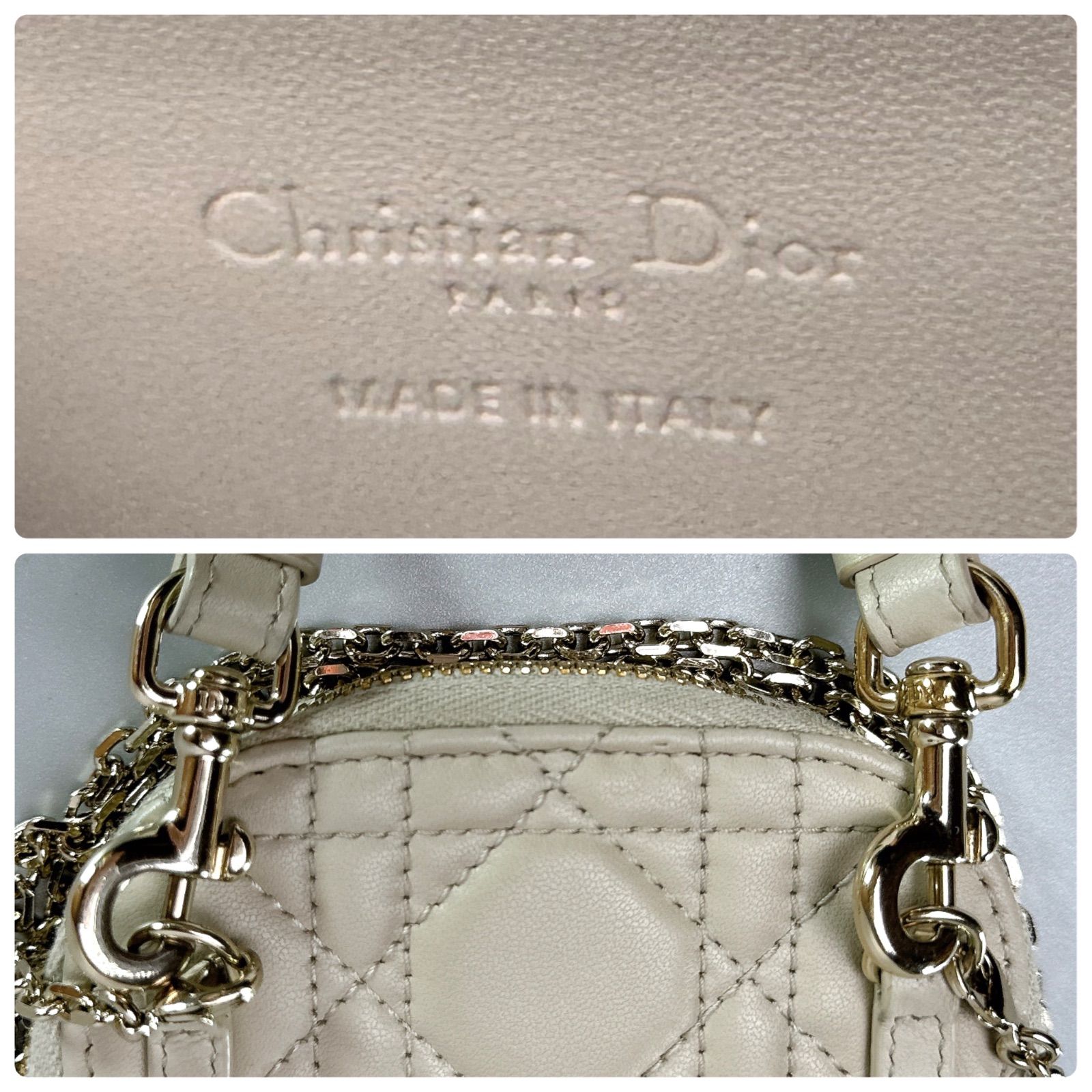 Christian Dior / レディディオール フォンホルダー ベージュ