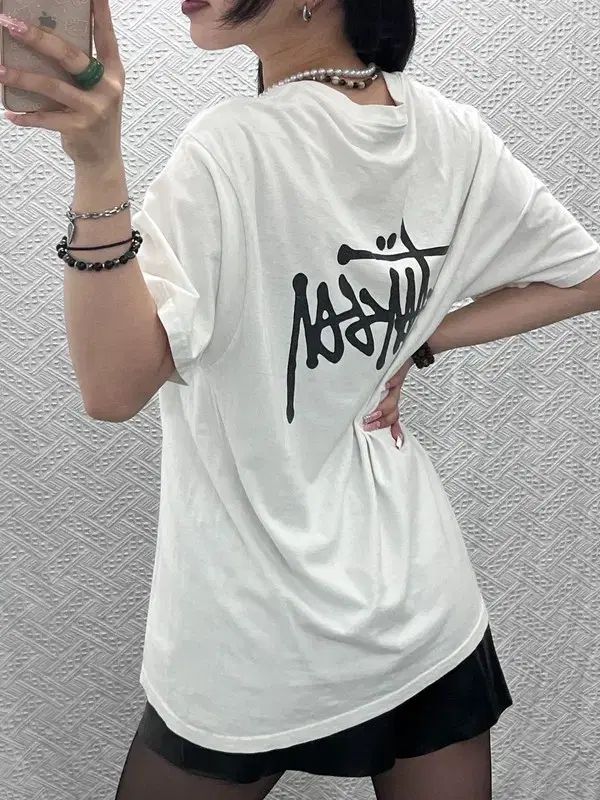 STUSSY ヴィンテージ カジュアル PIGMENT ダイド BIGロゴ 半袖Tシャツ L C12098