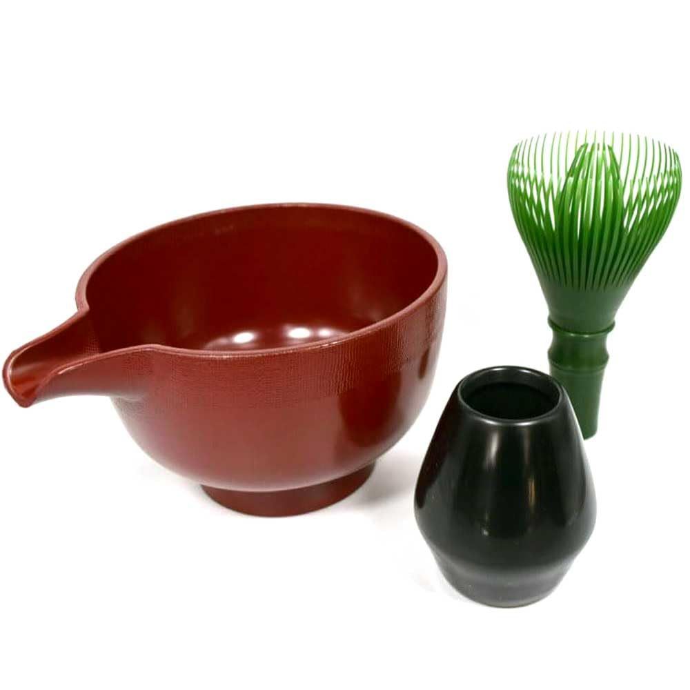 茶道具 茶せん 片口わん セット (グリーン) [茶せん片口わんセット(グリーン)]