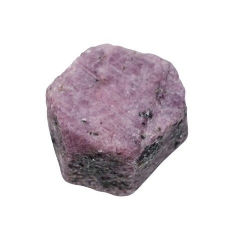 ルビー 原石 25mm (28g) 六角形 コランダム 紅玉 鉱物標本 
