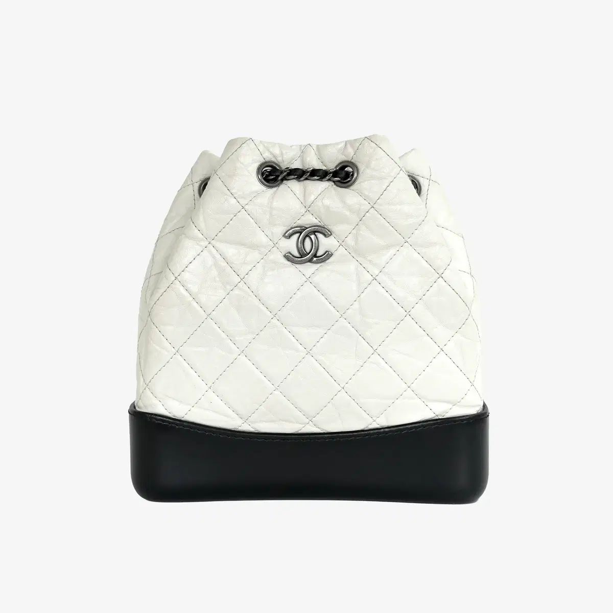 スモール CHANEL シャネル バックパック 白 (26) IYNB1N41
