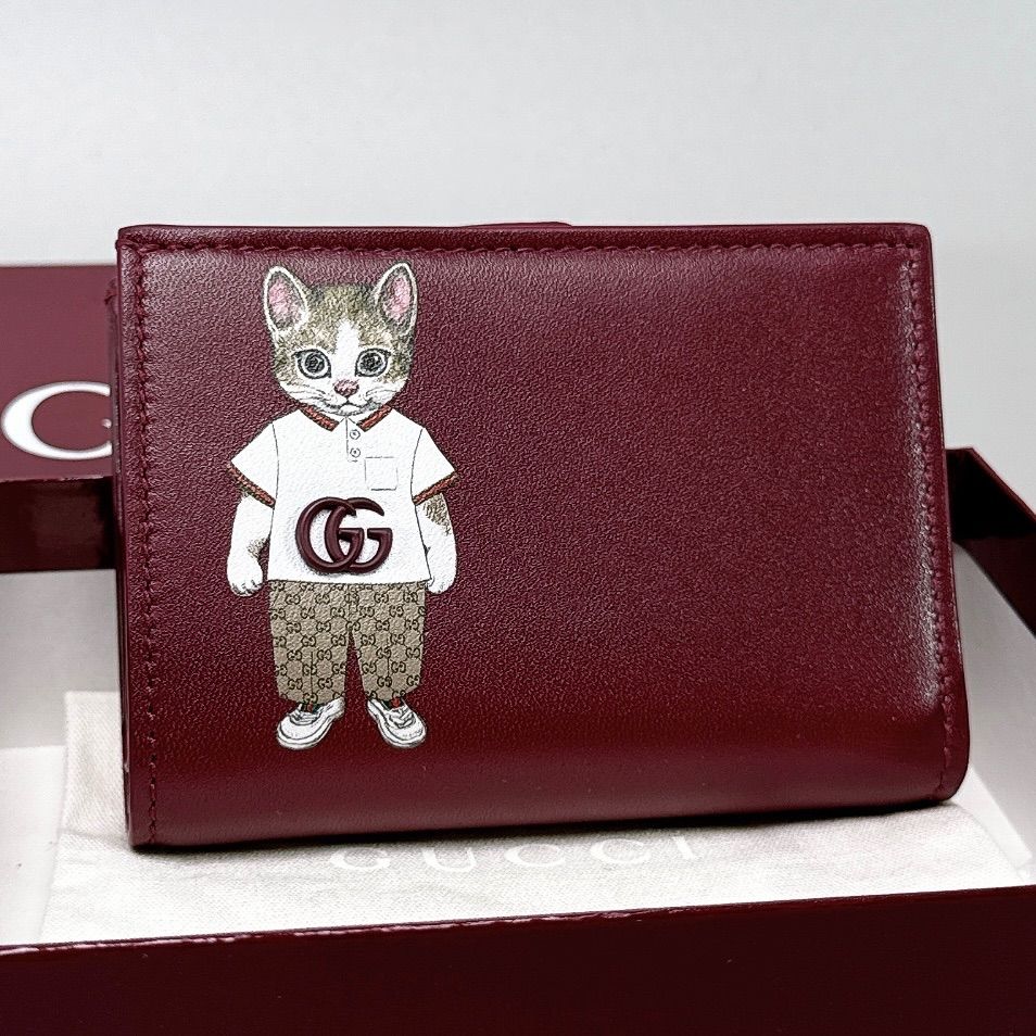 GUCCI / ヒグチユウコ スモールウォレット ボリス 二つ折り財布 日本
