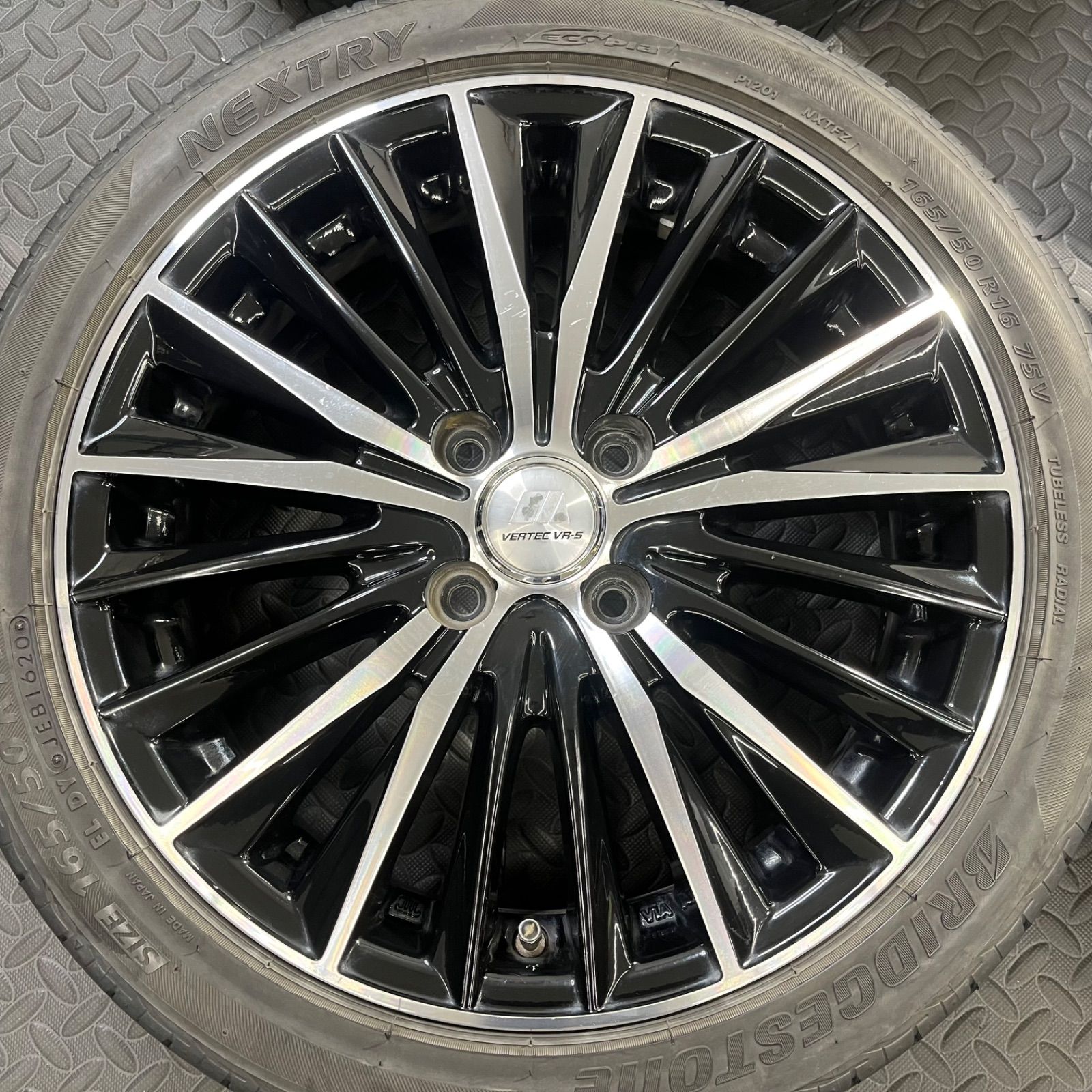 20年製 165/50R16 ブリヂストン ネクストリー マナレイ ヴァーテックVR