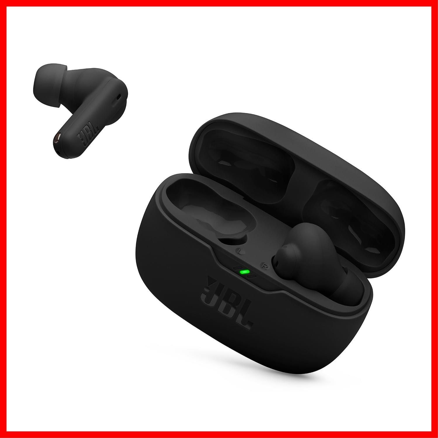 【人気商品】(ブラック) 最大40時間 マルチポイント 防水防塵 IP54 ノイズキャンセリング アクティブ ワイヤレスイヤホン 2 BEAM WAVE JBL