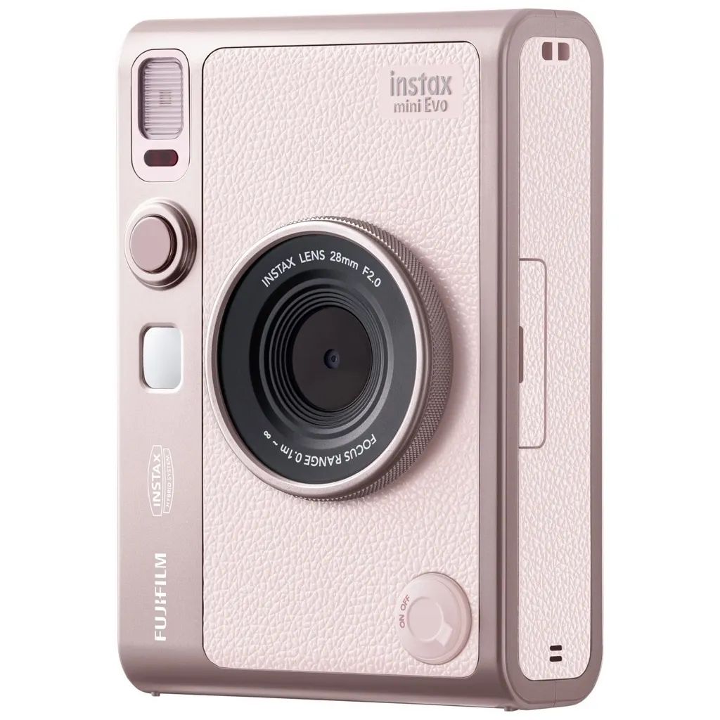 【新品】カメラ FUJIFILM チェキカメラ instax mini Evo (ジェントルローズ)