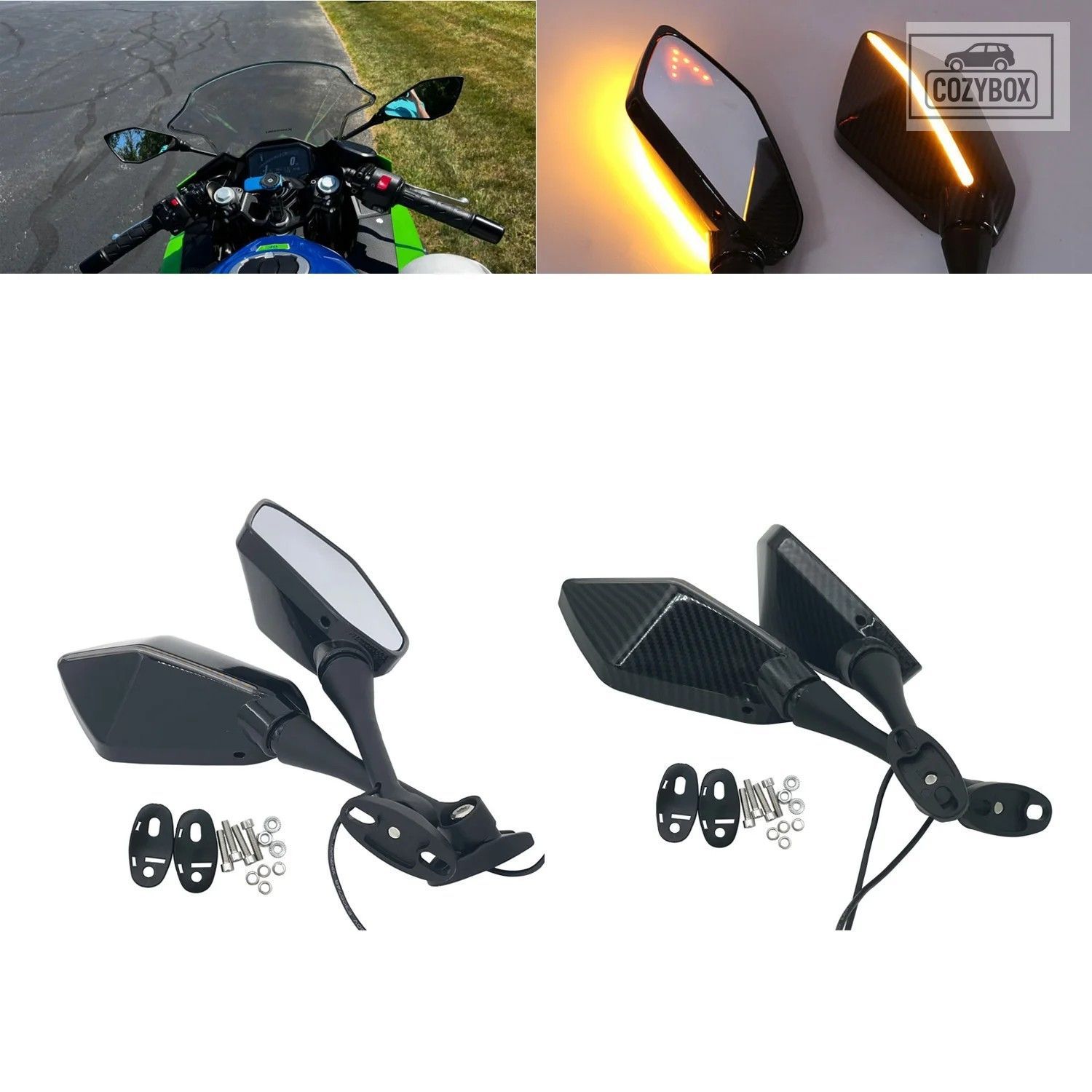 サイドバック ミラー ウインカー ホンダ CBR250R CBR300R 2015-2018 