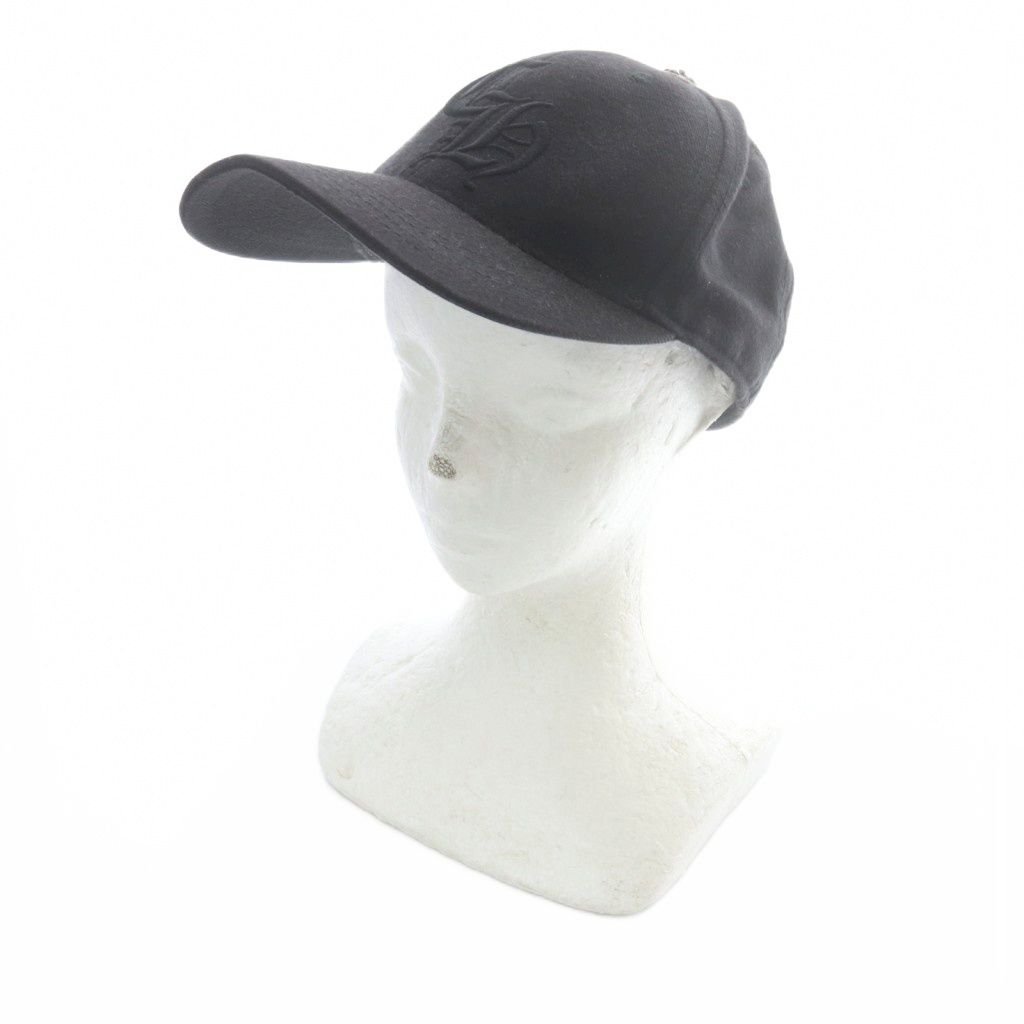 クロムハーツ CHROME HEARTS 帽子 CH ウールトラッカーキャップ ウール 黒