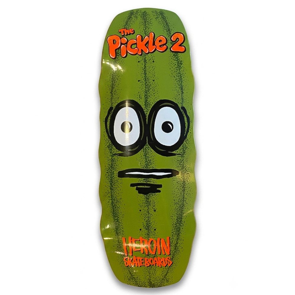 11.125【2026 6月発売】HEROIN ヘロイン THE PICKLE 2 DECK デッキ 板 オールドスクール OLD SCHOOL クルーザーにも CRUISER【スケートボード/スケボー/SKATEBOARD】