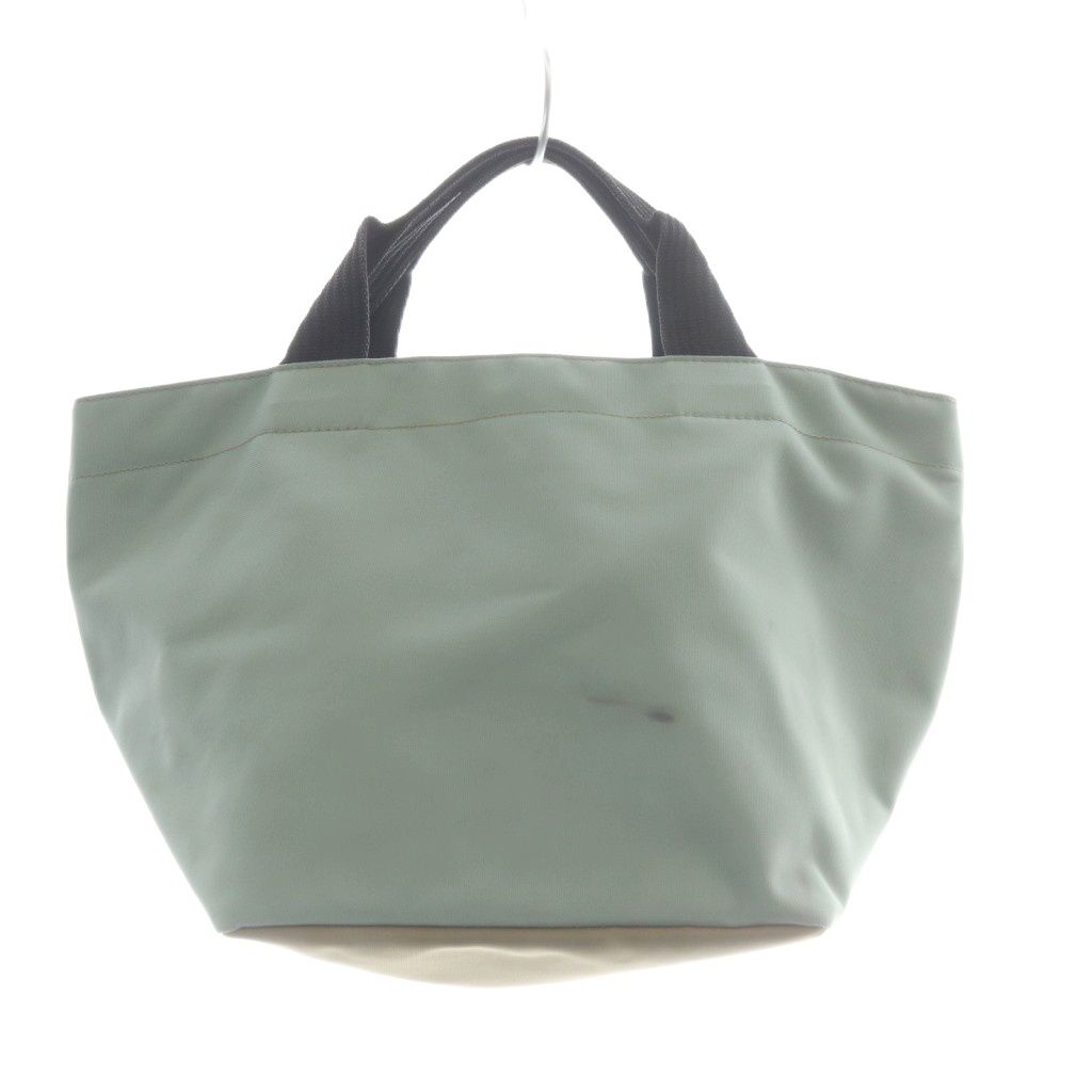 エルベシャプリエ Herve Chapelier ナイロン舟型トートM バッグ ハンドバッグ 黄緑