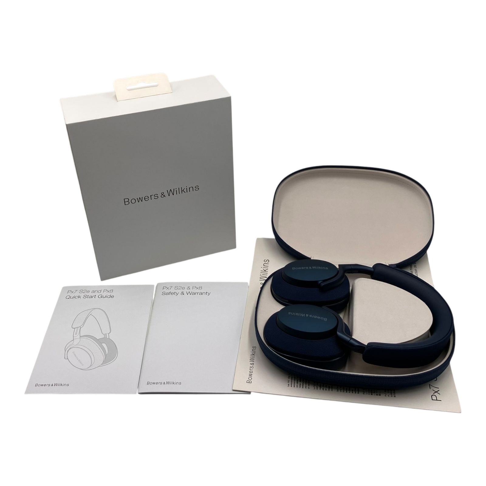■美品 Bowers Wilkins Px7 S2e Ocean Blue ワイヤレスヘッドホン Bluetooth ノイズキャンセリング ケース付 B&W2609041,2609041