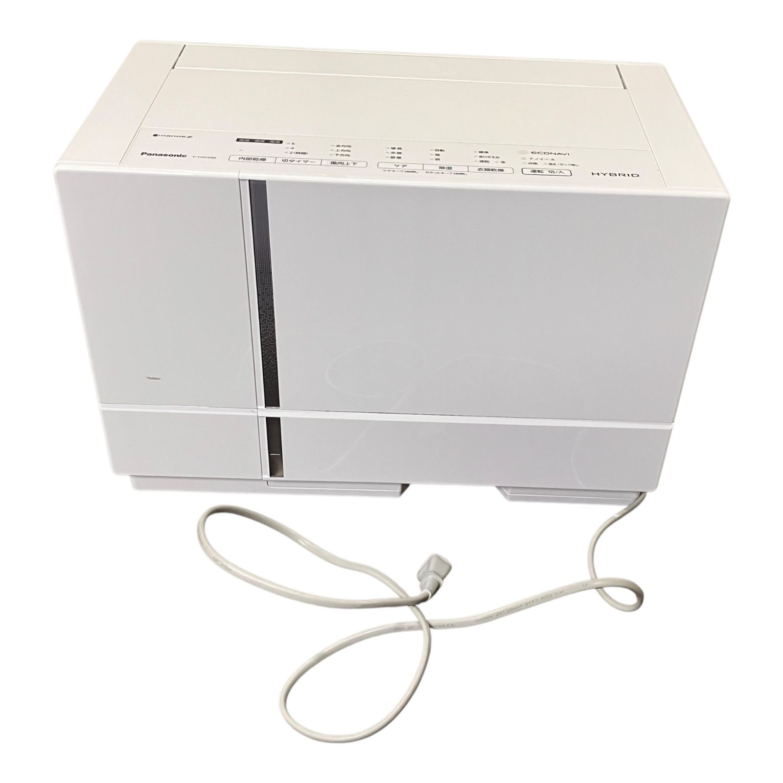 ■Panasonic F-YHVX90 衣類乾燥除湿機 HYBRID ナノイーX 2022年製 除湿機 衣類乾燥 動作確認済み ホワイト2608983,2608983