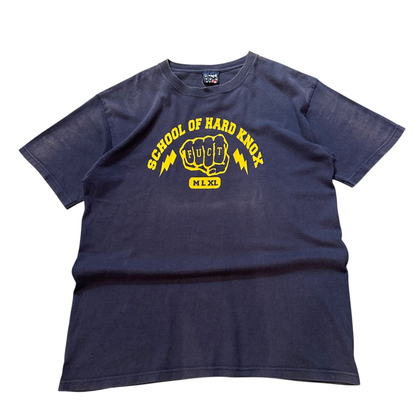 〜00s FUCT SCHOOL OF HARD KNOX tee usa製 ファクト　skate スケート