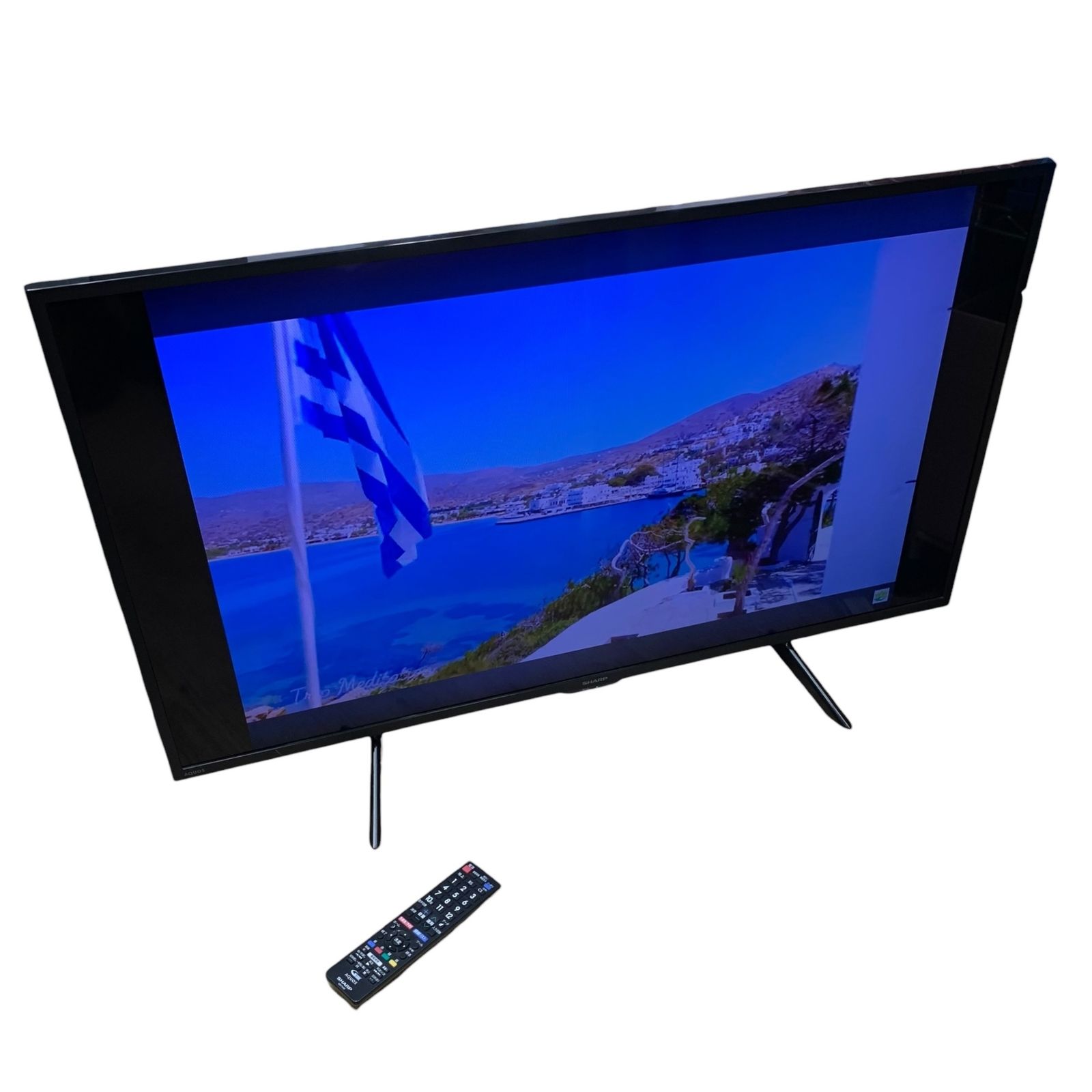 ■SHARP AQUOS 2T-C42BE1 42V型 液晶テレビ 2020年製 動作確認済み リモコン付 傷あり シャープ2611556,2611556