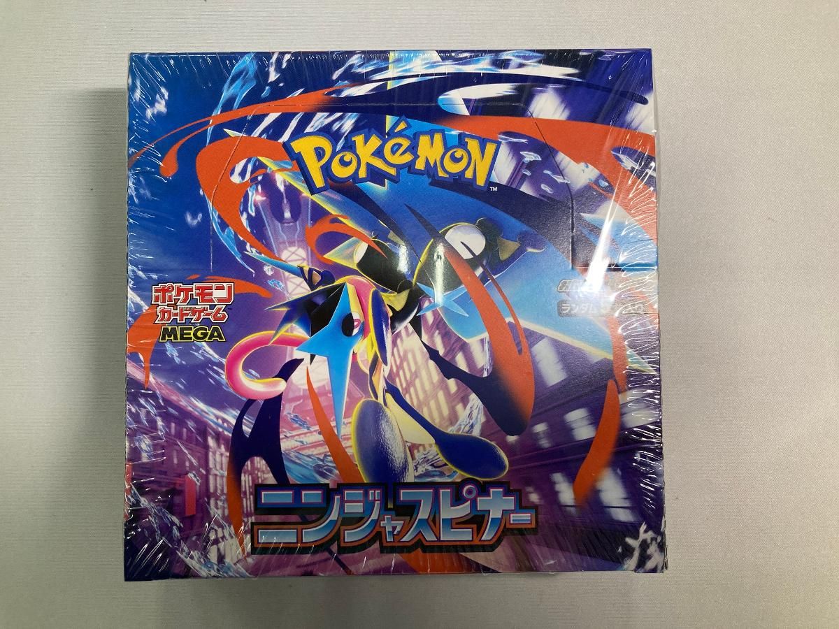 MEGA 拡張パック ニンジャスピナー (シュリンク未開封BOX) 傷有り ポケモンカード ポケカ
