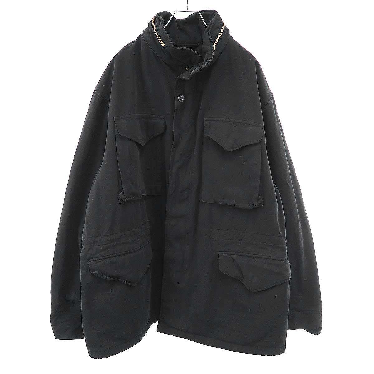 COMOLI コモリ 24AW 製品染 M65 ミリタリージャケット A03-01031 ブラック 3