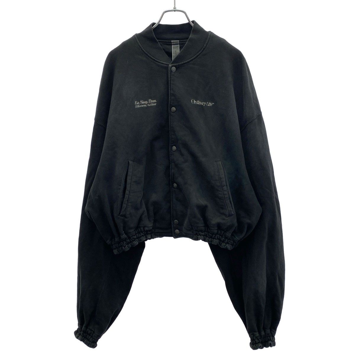SHINYA KOZUKA シンヤコズカ WASHED ORDINARY LOCAL VERSITY ウォッシュドオーディナリーローカルバーシティジャケット 2502SK09 チャコールグレー L