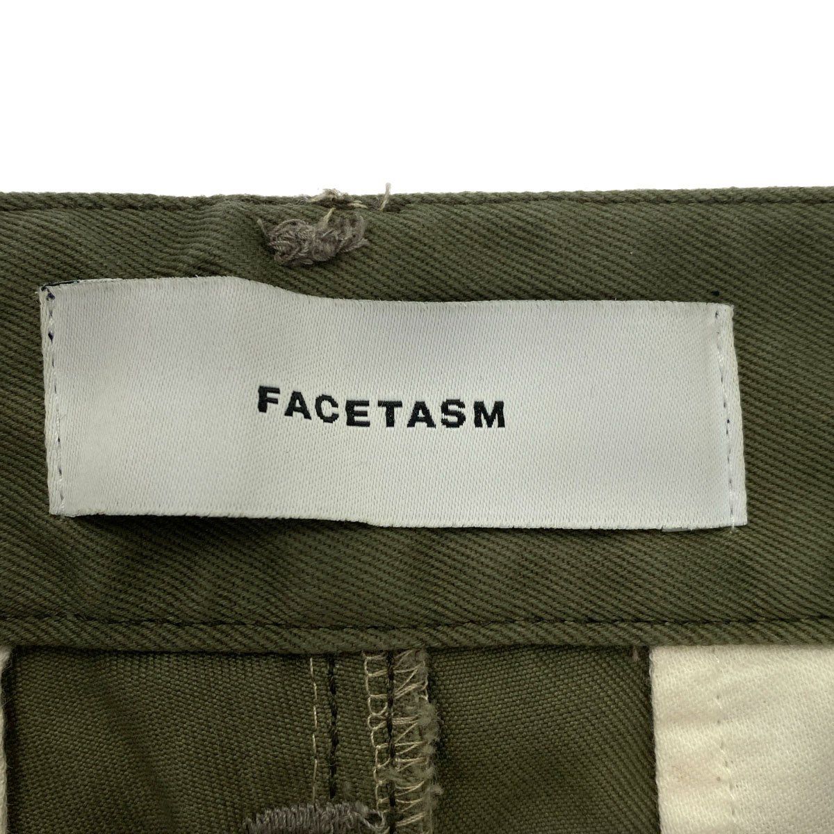 FACETASM ファセッタズム 24AW DECONSTRUCTED COTTON PANTS ドッキング