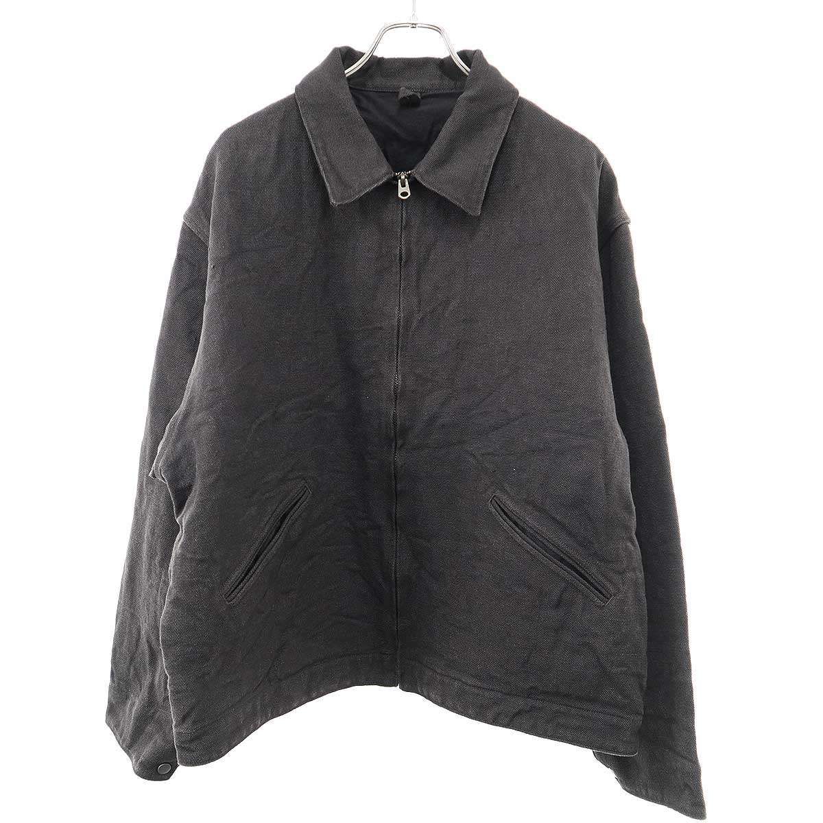 COMOLI コモリ 26SS ヘンプダックジップショートジャケット D01-01028 チャコール 3