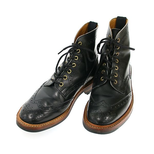 TRICKER’S トリッカーズ ウィングチップ カントリーブーツ M2508 ブラック 7 28,875円