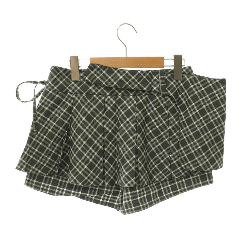 ☆完売未開封品 ダーリッチ チェックスカートライクショートパンツ M ☆ネイビー ダーリッチ Darich チェックスカートライクショートパンツ プリーツ M