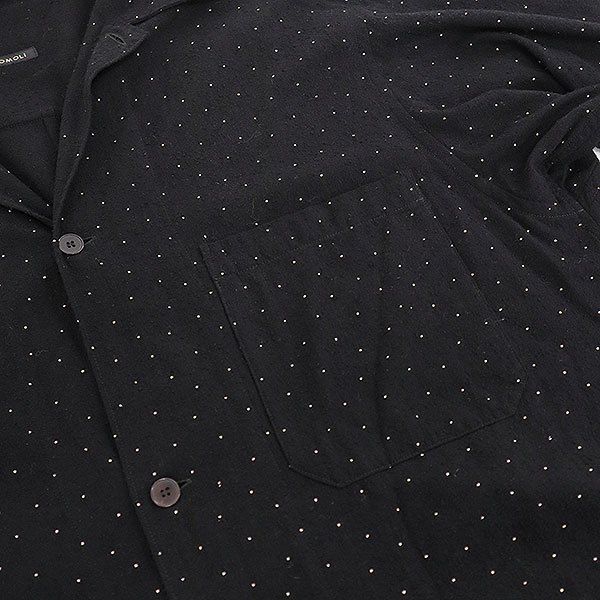 COMOLI コモリ 24SS Silk Noil Dot Shirt Jacket シルクノイルドット