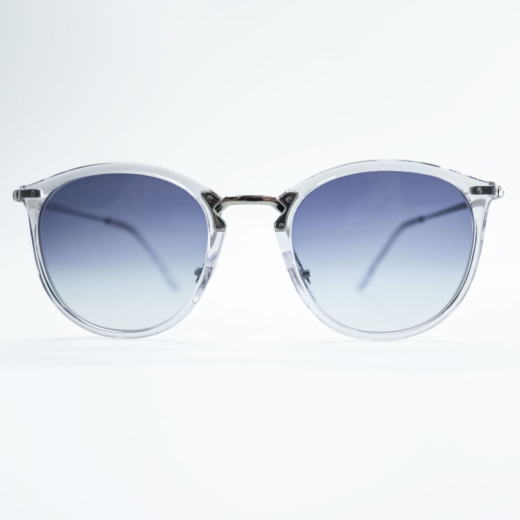 Ray-Ban ボストン サングラス シルバー クリア グラデーションレンズ RB7140 2001 49_20 150