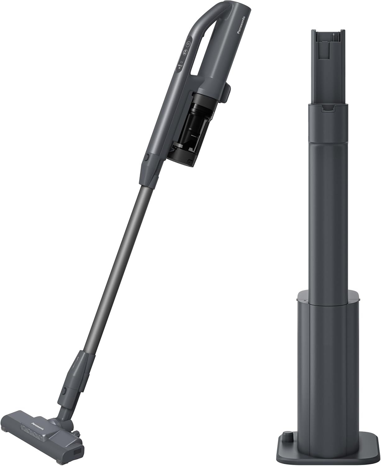 【開封済・未使用品】パナソニック セパレート型コードレススティック掃除機 MC-NX500K-A ストーンブルー
