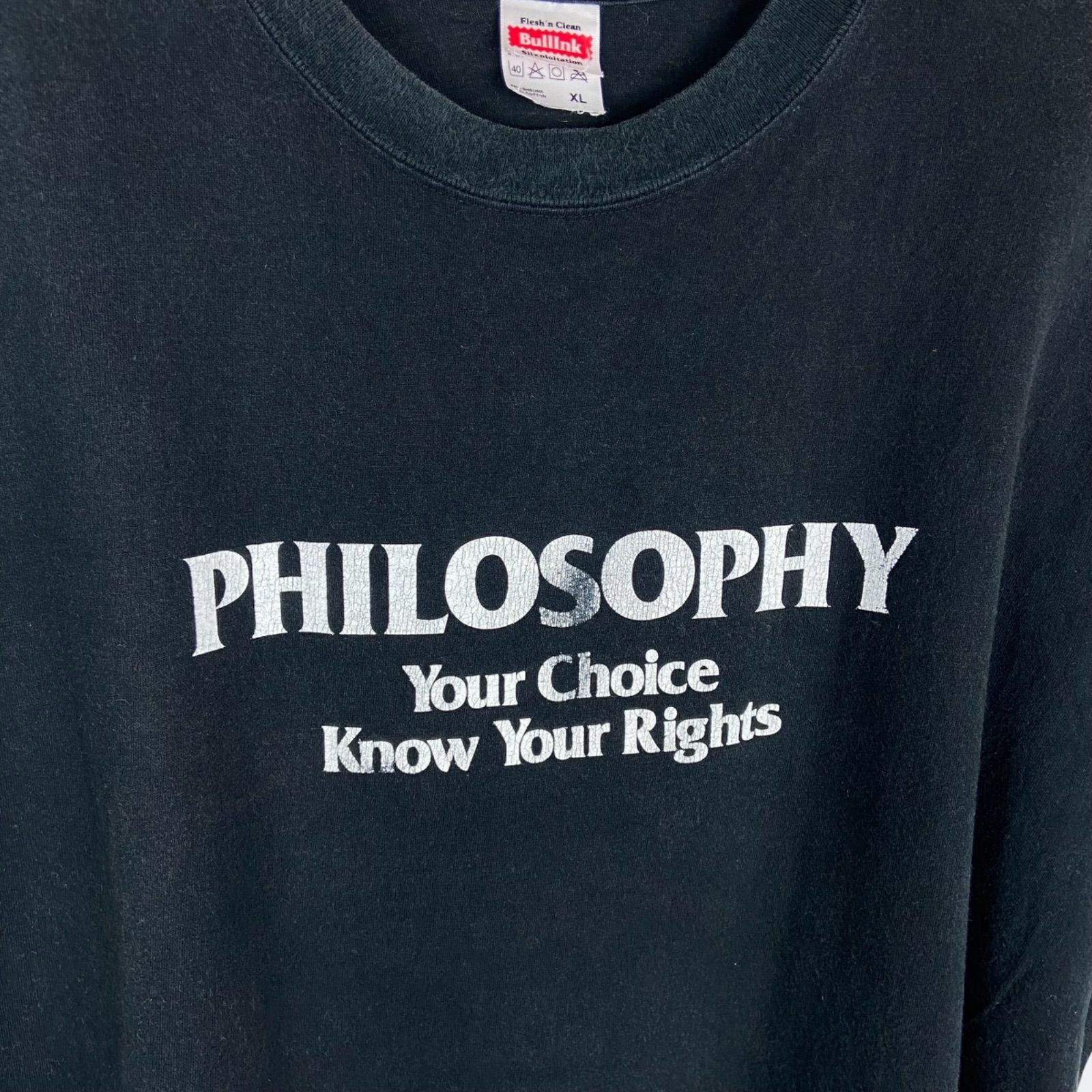 Wtaps BullInk PHILOSOPHY Tシャツ BLACK ダブルタップス ブルインク 