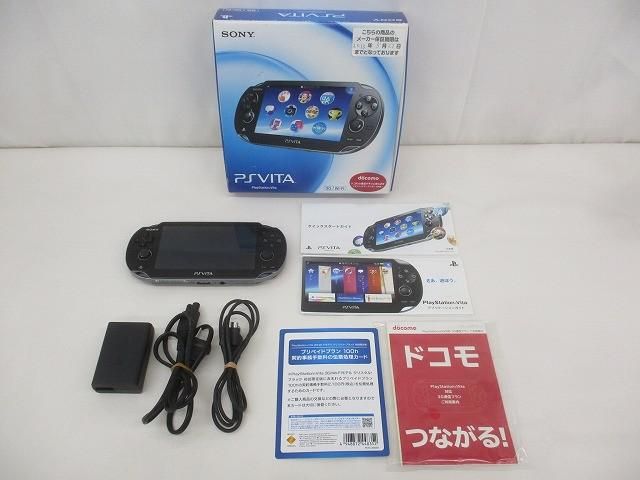 中古品 ゲーム PS Vita 本体 PCH-1100 動作品 箱付き