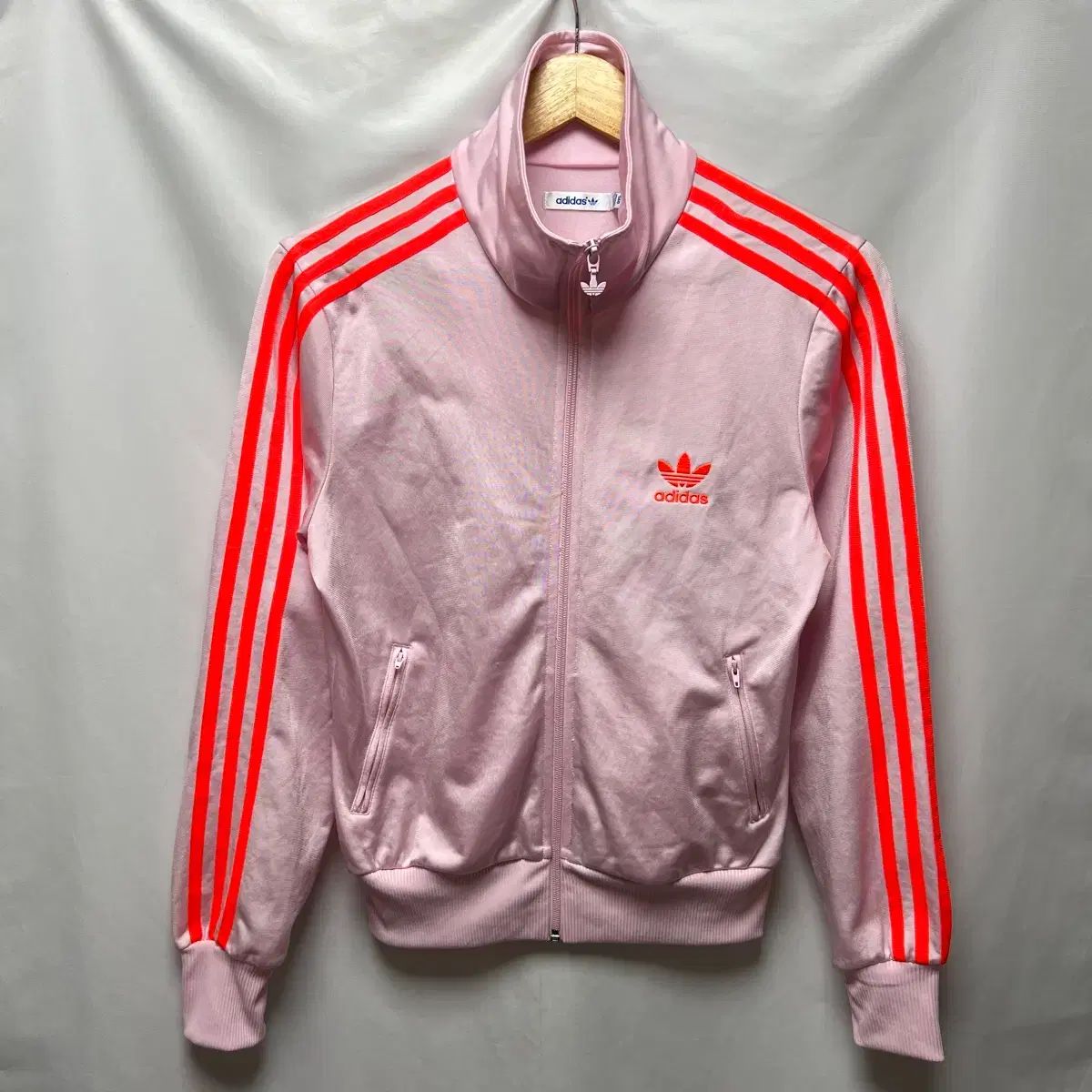 正規品/95 adidas ファイヤーバード バックロゴ いちごミルク ピンク トラックジャージ/ジャージ