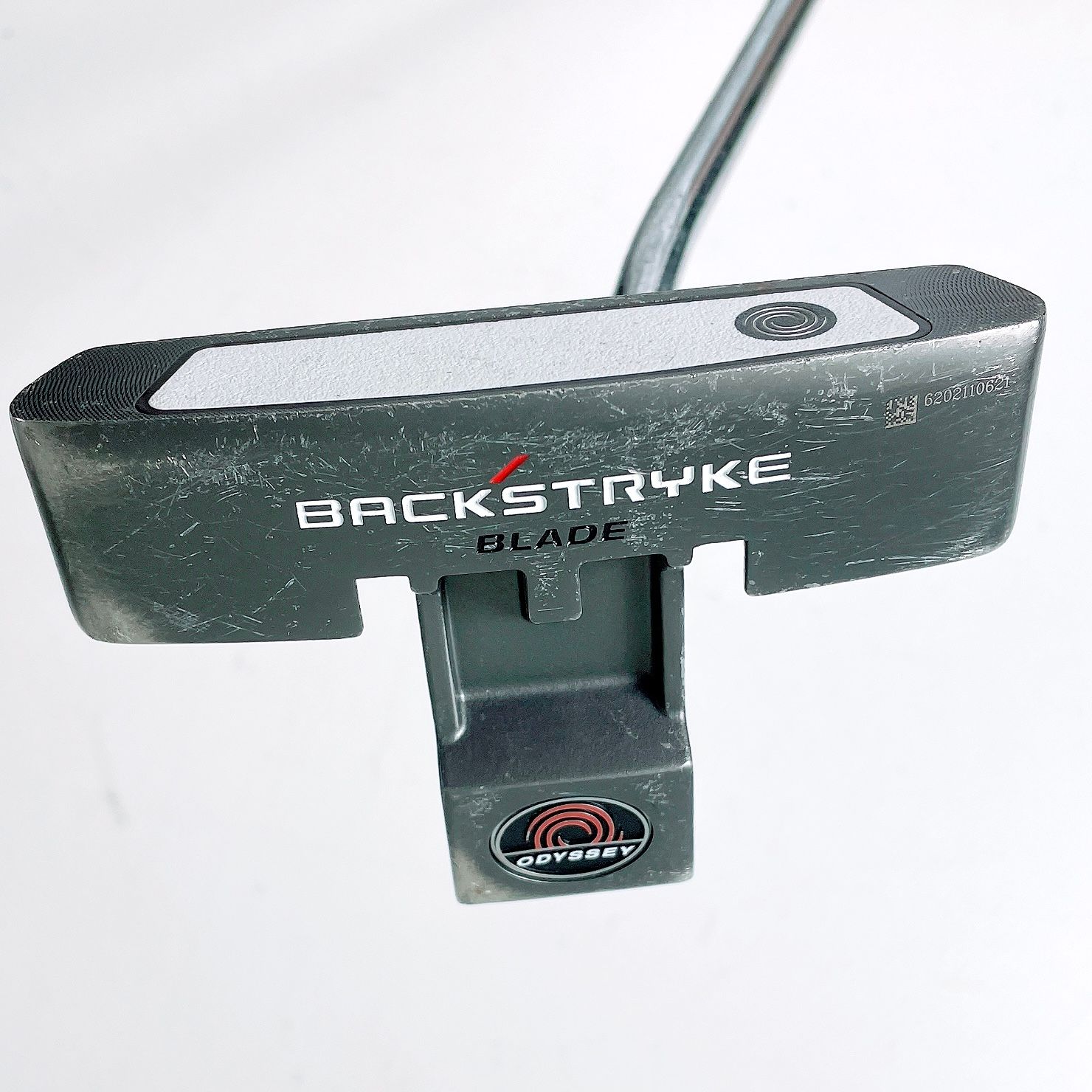 【中古】オデッセイ バックストライク BLADE PT パター 単品 グリップ新品