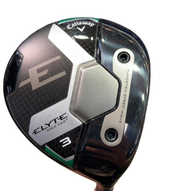 【中古】 キャロウェイ ELYTE MAX FAST 3W フェアウェイウッド FW LIN-Q GREEN 40 for CW(ELYTE FW) (フレックスR) メンズ 男性用 右利き 右用 Cランク ゴルフクラブ