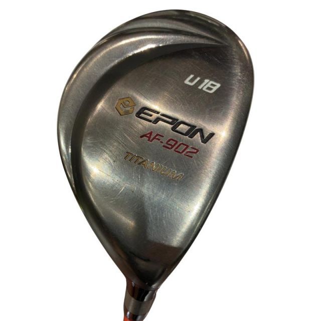 【中古】 エポンゴルフ株式会社 EPON AF-902 18° ユーティリティ UT 純正特注シャフト (フレックスS) メンズ 男性用 右利き 右用 Cランク ゴルフクラブ 7,498円